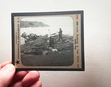 Arctic explorers Cape Sabine Baffin Bay tripod camera gear glass slide picture