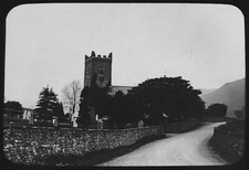 JESUS CHURCH TROUTBECK CUMBRIA C1910 PHOTO Magic Lantern Slide  picture