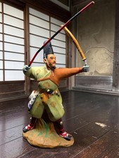 Vintage Hakata Kinkodo Washable Doll Japanese Samurai Archer Warrior Figurine 50 picture