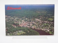Ellsworth Maine Aerial View Vintage Postcard picture