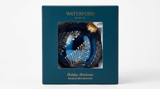 Waterford Holiday Heirlooms Blue Round Ornament 1080346 picture