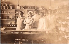 RPPC Postcard View of Restaurant Cook and Wait Staff c.1918-1930 Quaker 24036 picture