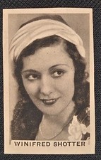 Winifred Shotter 1930s Film Stars of the Silver Screen Trading Cards picture