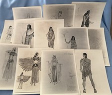 12 Vintage Hollywood Costume Design Photos 8x10 Western Costume Biblical Film picture