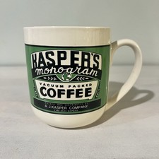 Vintage Kasper's Monogram Coffee Chicago Mug Cup Yesterday Year Westwood 1995 picture