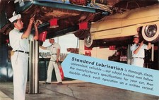 Puyallup WA Washington Chevron Standard Gas Station Mechanic Vtg Postcard 9A picture
