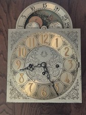 Herschede  5 Tubes Tubular Grandfather Clock  Dial Movement Pat 1921 Antique picture