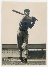 Joe Washington African American Baseball 1936 Type 1 Signed Photo Paul Robeson picture