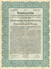 Austrian Bond - 2500 Kronen - Foreign Bonds picture