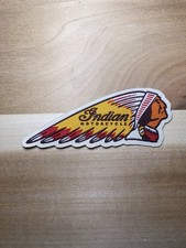 4” Indian Motorcycle Iron On Patch picture