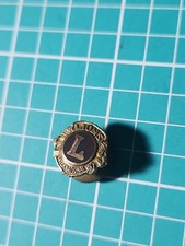 Vtg Lions International Screw Back Gold Tone Lapel Pin picture