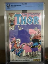 THOR #372 CBCS 9.8 WHITE PAGES THOR PIN-UP MARVEL 1986 picture