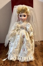 Vtg. Danbury Mint “Brides Of America” Victorian Bride Doll 