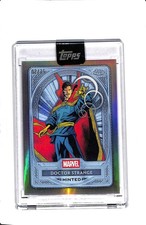 2025 TOPPS CHROME MARVEL MINT DOCTOR STRANGE PLATINUM MINTED /25 picture