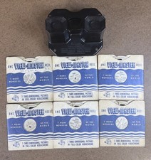 VTG Sawyer's View-Master Portland OR Viewer w/ 6 Reels Works Tarzan Wise Men + picture