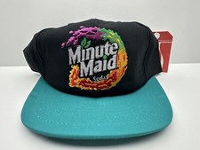 Vintage MINUTE MAID Sodas Cap Hat Snapback The Flav Rage Coca Cola RARE NWT picture