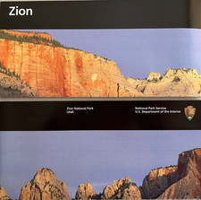 Newest ZION NP - Utah NATIONAL PARK SERVICE UNIGRID BROCHURE/MAP GPO 2025 picture