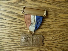 VFW Veterans of Foreign Wars 31st Encampment Medal & Ribbon Penna. 1950 picture