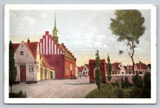 1935 Den Danske Landsby Danish Village Scarborough Maine Postcard picture