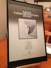 BIG 11x17 FRAMED ORIGINAL THE EAGLES 
