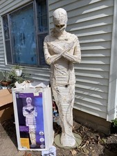 Gemmy Lifesize Halloween Mummy Animated Prop 6' Tall Sensor Orig Box Vtg Works picture