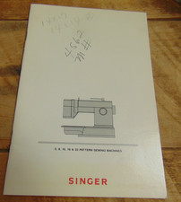 Vtg Singer 5 8 10 16 22 Pattern Sewing Machine Manual Part No. 137595-001 picture