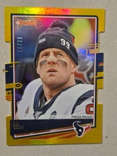 2020 DONRUSS  J.J.  WATT #115 GOLD PRESS PROOF #08/25 FOOTBALL CARD picture