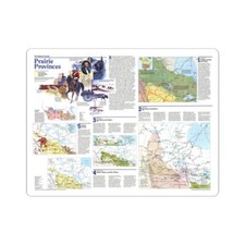 Canada - Prairie Provinces 2 (1995) (Map) STICKER Vinyl Kiss-Cut Decal picture