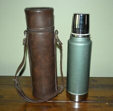 VINTAGE STANLEY ALLADIN THERMOS QUART SIZE A944-C w/ CARRYING CASE EXC picture