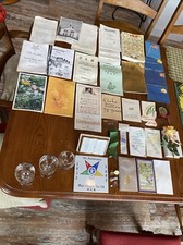 Vtg Order Of The Eastern Star OES Masonic Ephemera Lot Prayer Books Pins Ribbons picture
