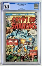 CRYPT OF SHADOWS 19 ◉ CGC 9.8 * MONSTER HORROR 1975 * 1 OF 4 VERY SCARCE   👀 picture