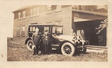 J44/ Interesting RPPC Postcard c1910 Early Automonbile Family 361 picture