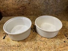 2 TWO APILCO SOUFFLÉ  DISHES #4 Excellent Condition, 2 Cup Capacity picture