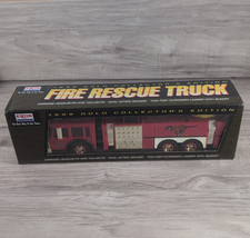 1998 EXXON Gold Collector's Edition Fire Rescue Truck Lights & Sounds picture