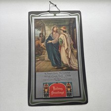 1934 M. A. Hoff Funeral Director New Cumberland, PA Vintage Catholic Calendar picture