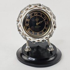 Vintage Majak Crystal Desk Clock, Made in USSR, 3309-65 picture