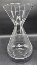 RARE- Vintage CHEMEX PYREX GLASS Pour-Over Coffee Maker -11 in - No Wood Collar picture