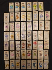POKÉMON DUNKIN STICKERS ( 56 CHARACTERS) FROM THE 90s GREAT CONDITION picture