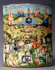Garden of Earthly Delights Art Ceramic Vase by Bosch SDA10-1 Art Classical   picture