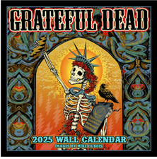 Grateful Dead 2025 Wall Calendar, New Sealed picture