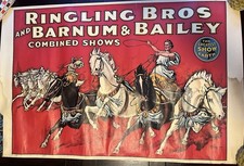 Vintage Poster - Ringling Bros & Barnum & Bailey Combined Shows P-8 1925 - Orig picture