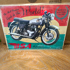 BSA Rocket 3 Motorcycle Sign/Plaque 