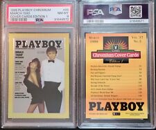 1995 Playboy Chromium Trump #85 Graded PSA 8 NM-MT picture