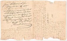 Judaica Hebrew Rabbi Samuel Deutch Letter Manuscript. picture