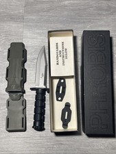Vintage Phrobis MFK 187 9010 Modular Field Knife PAT PEND USA Buck Box Set picture