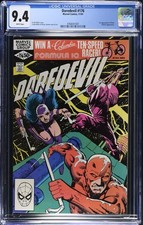 Daredevil #176~CGC 9.4~Marvel Comics 11/81~Frank Miller~Elektra~1st app of Stick picture