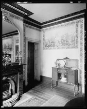 Bluff Hall,Demopolis,interior,fireplaces,mirrors,Marengo County,Alabama,AL,1939 picture