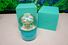 Brand New In box Tiffany & Co Musical Snow Globe Christmas gift picture
