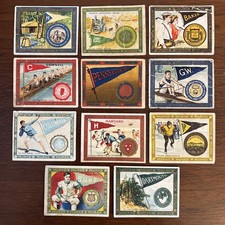 1910 t51 murad cigarettes college series lot of 11 picture