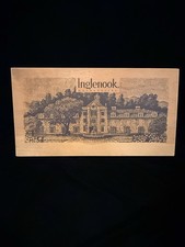 Vintage Inglenook Napa Valley Rustic Wood Sign Winery Decor Ruszel Benicia CA picture